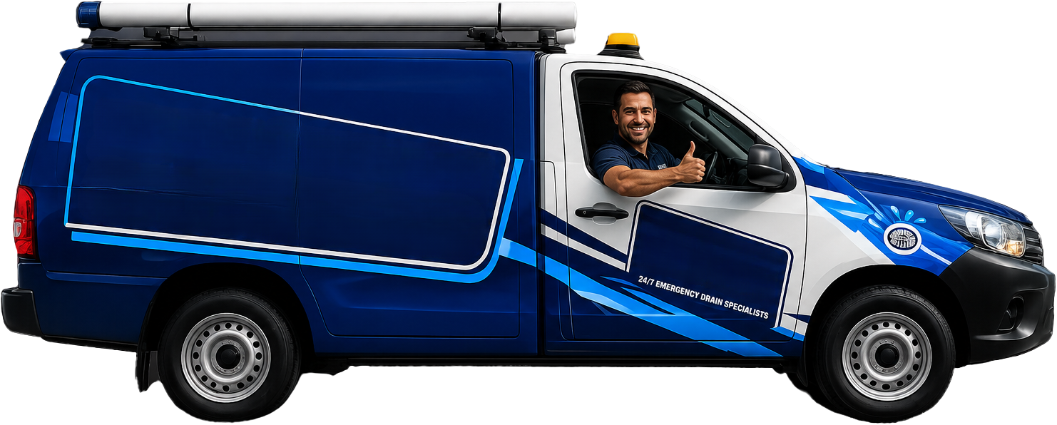 Forest Lodge Blocked Drains service van