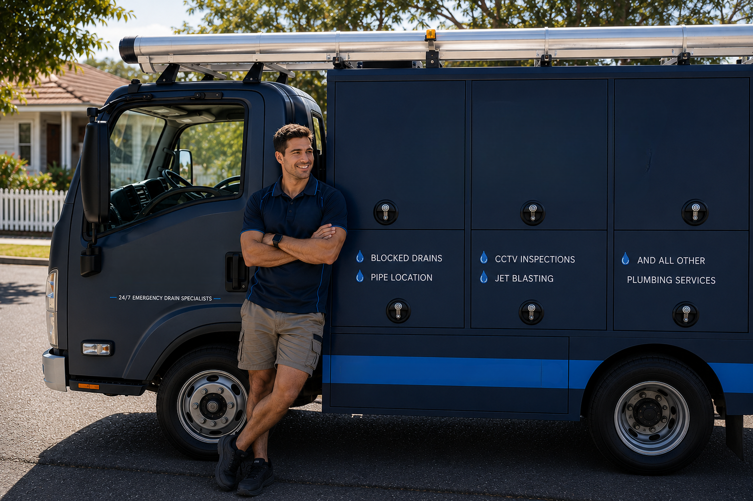 Plumber with Forest Lodge Blocked Drains van